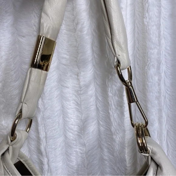 Yves Saint Laurent Rive Gauche EUC Leather Large Shoulder Bag AUTHENTIC YSL - Picture 4 of 16